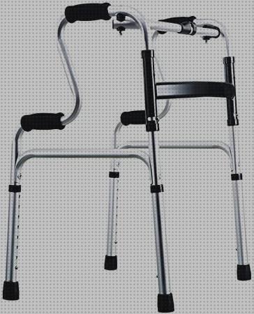 Andador para adultos, soporte para reposabrazos para ancianos,  para discapacitados, altura ajustable, andador plegable resistente,  adecuado para varias multitudes, A : Salud y Hogar
