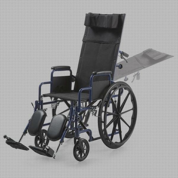 Review de silla de ruedas reclinable respaldo alto apoya cabeza