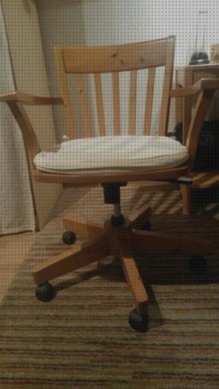 Review de sillas de oficina de madera con ruedas